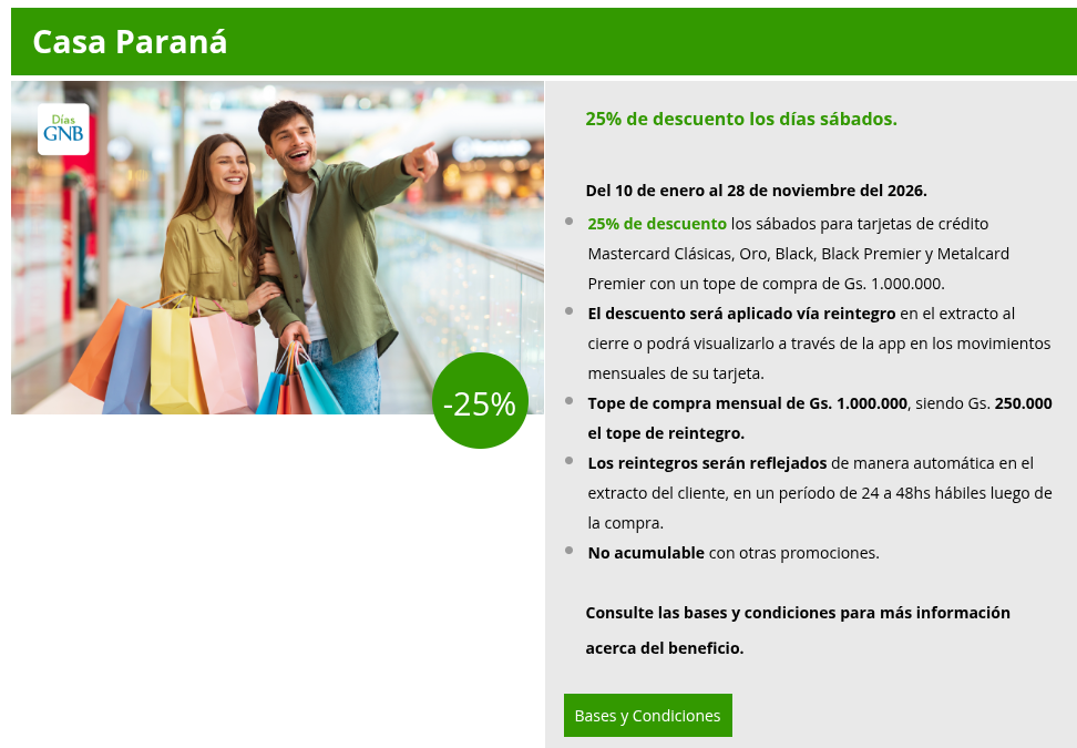 GNB - CASA PARANA ENE NOV 2026