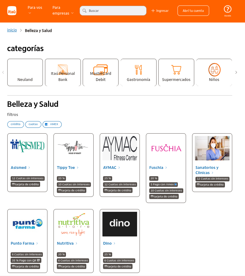 ITAU - BELLEZA & SALUD MAR 2026