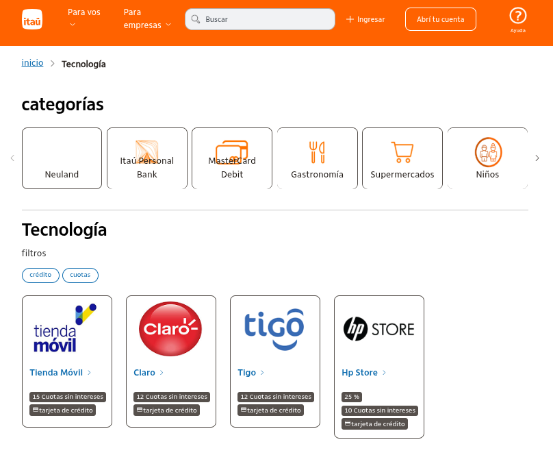 ITAU - TECNOLOGIA MAR 2026